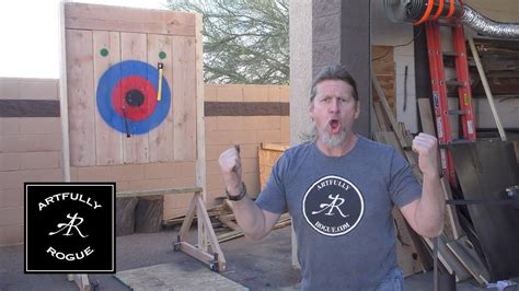 How to Build an Axe Throwing Target .
